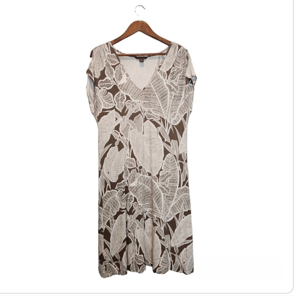 Tommy Bahama Palm Leaf Print Dress Size Medium‎ - Picture 1 of 8